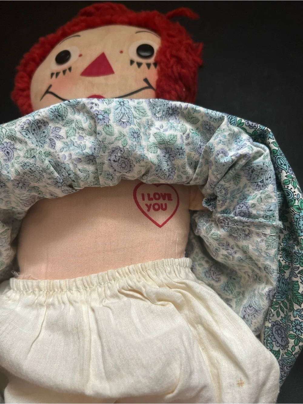 Vintage Raggedy Ann Doll 18”